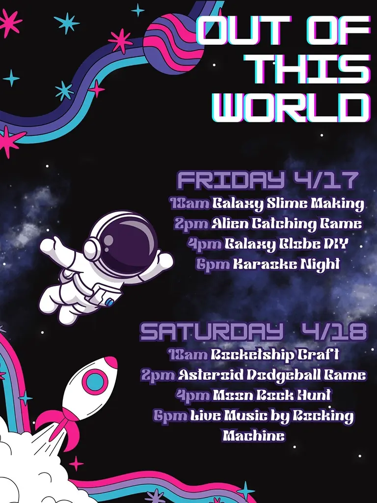 Out of This World Weekend: April 17–18, 2026