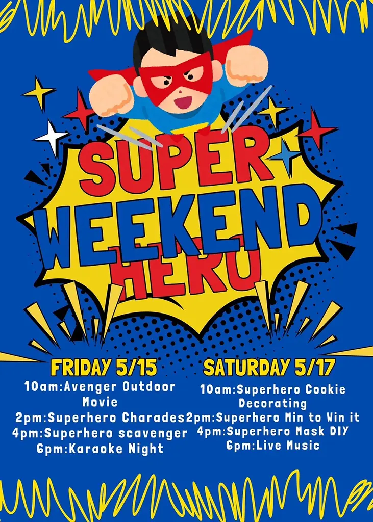 Superhero Weekend: May 15–16, 2026