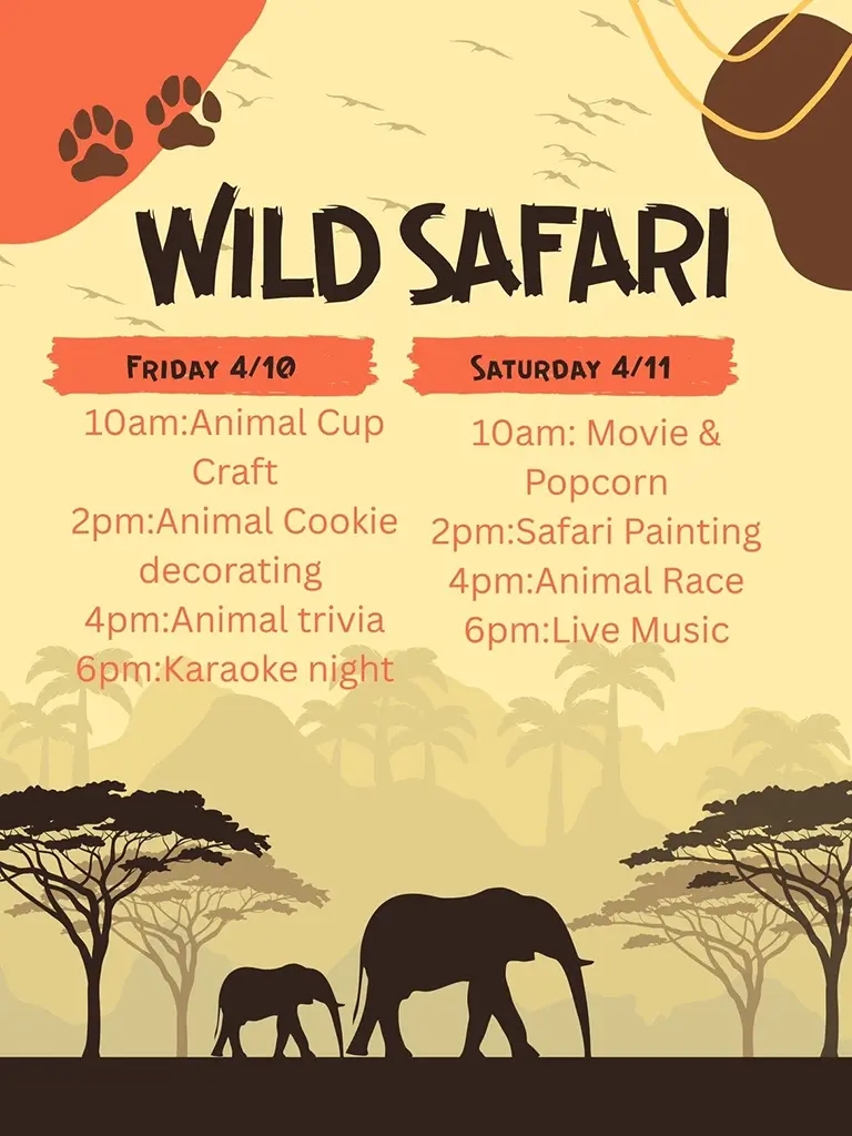 Wild Safari Weekend: April 10–11, 2026