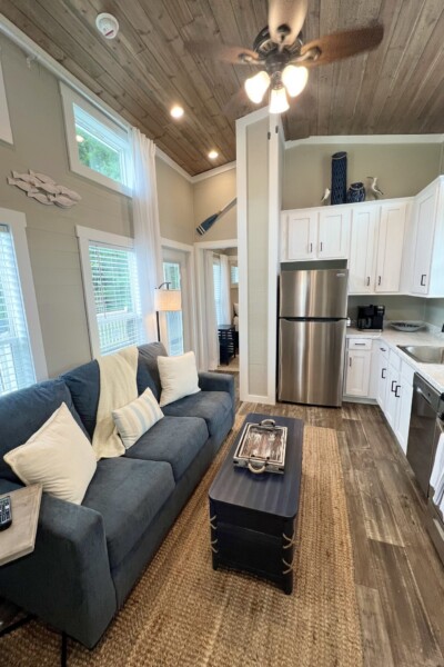 Anchors Away Kitchen and Living Room