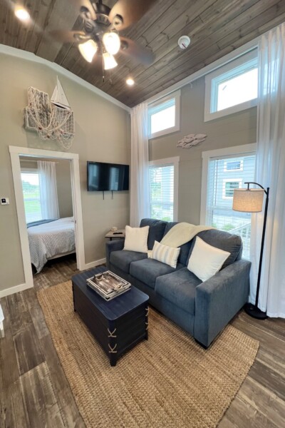 Anchors Away Living room w bedroom