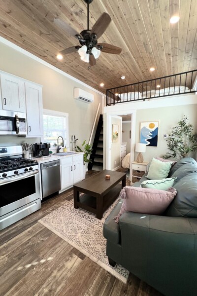 Belle Vue Living Room, Kitchen, Loft