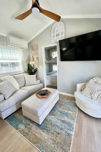barefoot villa living room