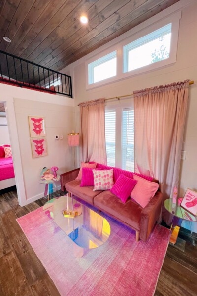 gladys dreamhouse living room & bedroom